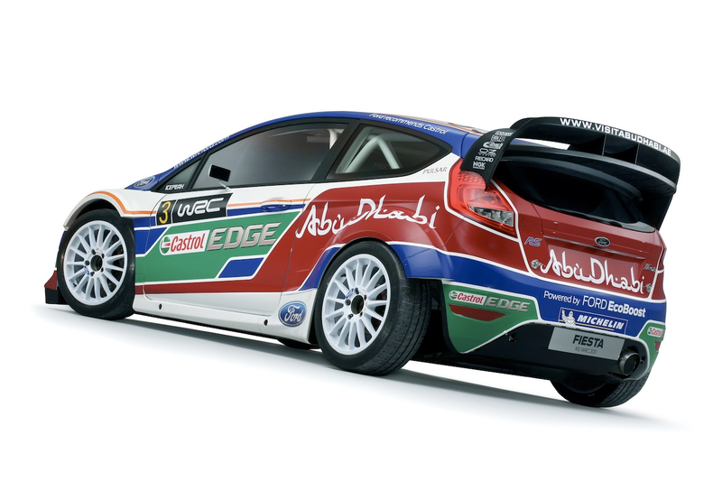 Illustration for article titled Ford Fiesta RS Rally Car Shows Off Its New Duds